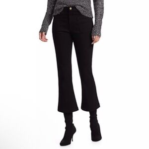 FRAME Le Bardot Crop Flare Jeans High Waisted